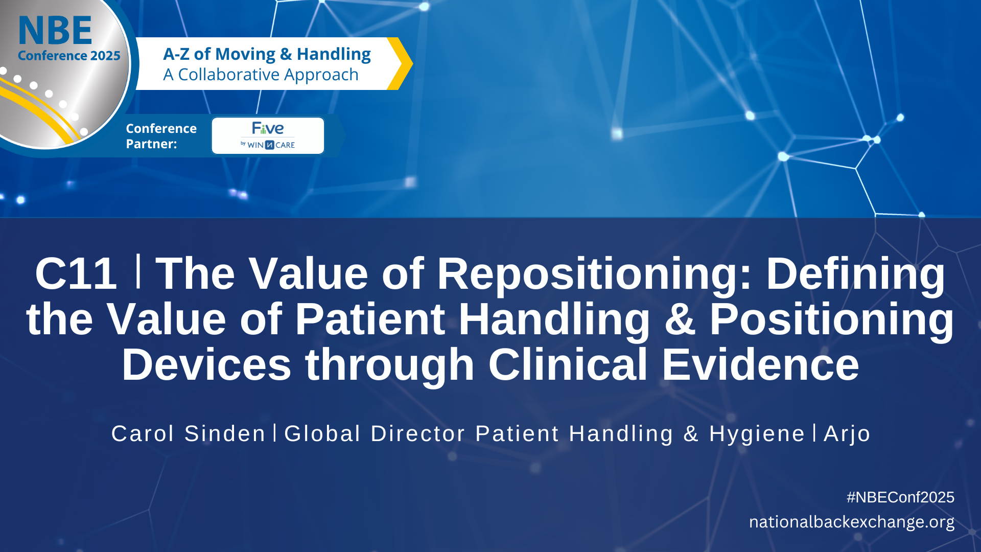 NBE Conference Video Blue Title Slide The Value of Repositioning